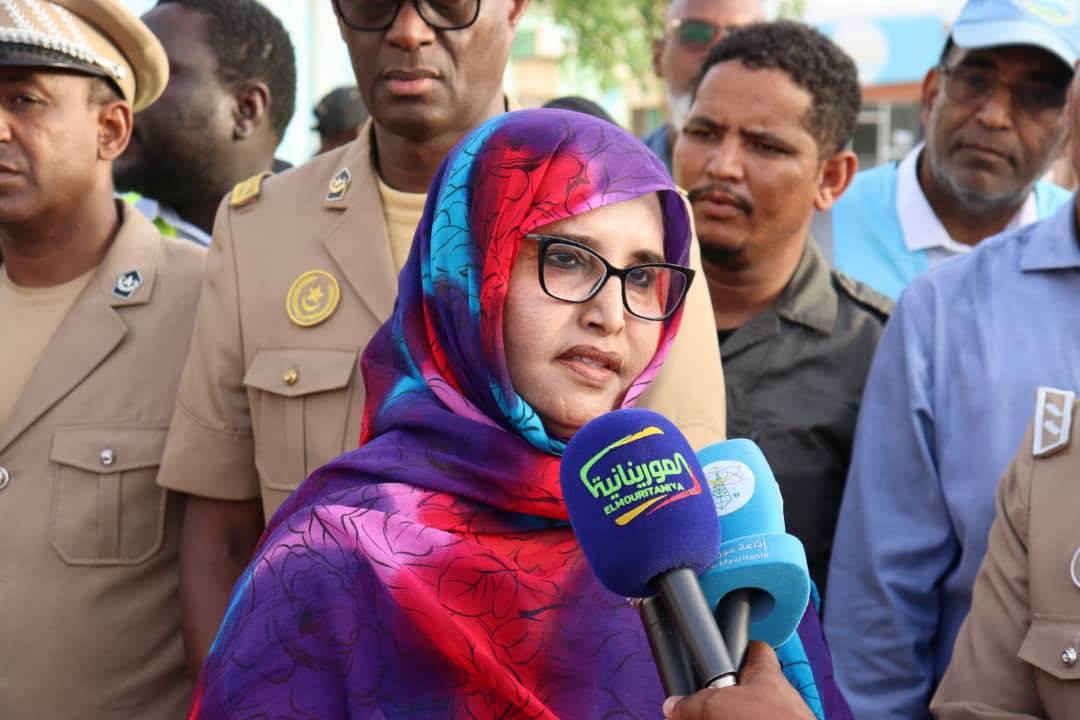 وزيرة البيئة والتنمية المستدامة تتفقد المكون البيئي ضمن البرنامج الاستعجالي لمدينة نواكشوط